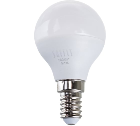 Светодиодная лампа SAFFIT 11W 230V E14 4000K, SBG4511 55138