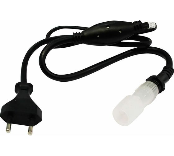Сетевой шнур FERON двухжильный 2w для дюралайта LED-R2W со светодиодами шнур 0,8м, LD122 26093