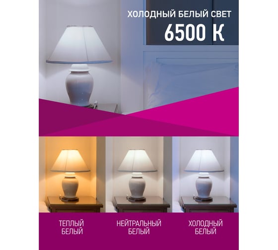 Лампа ОНЛАЙТ OLL-C37-10-230-6.5K-E14-PROMO 27041 90115