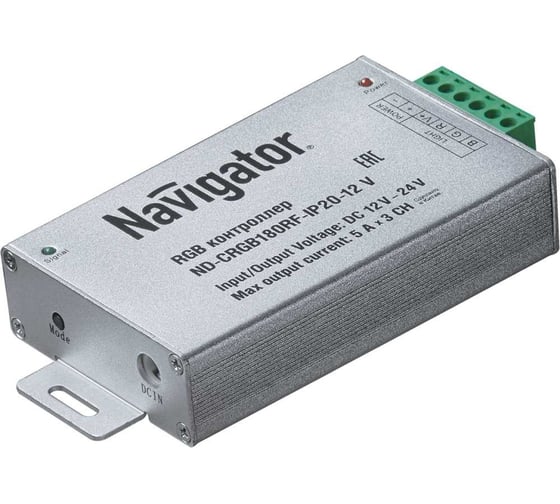 Контроллер Navigator 71 495 ND-CRGB180RF-IP20-12V 71495