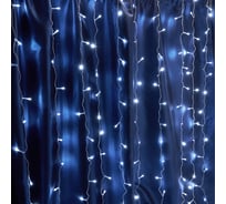 Гирлянда FERON Штора 230V 240 LED 5000K, эффект стробов,IP44, шнур 3м, CL20 32337
