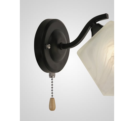 Настенный светильник Мелодия Света P9574-1W BK 000015509