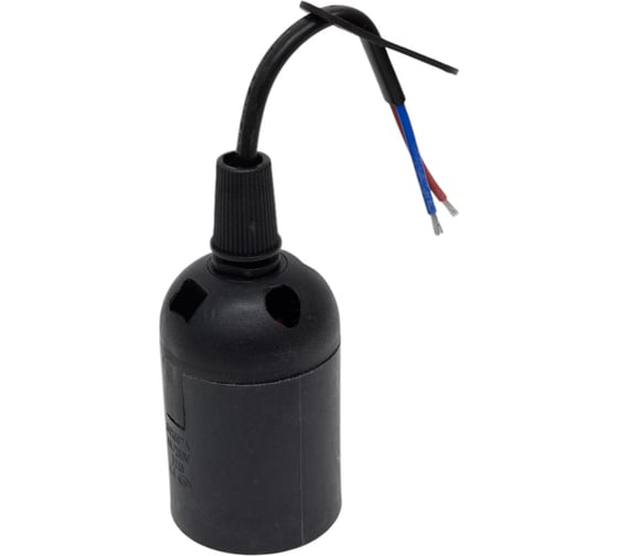 Патрон OXION Е27 на подвесе с клеммой PHCT-001BK-E27