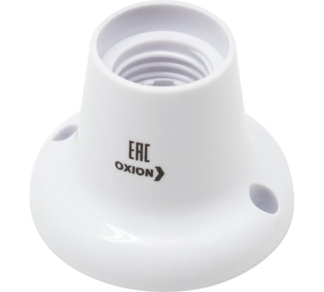 Патрон-стойка OXION Е27 белый прямой PVC-H005WH-E27