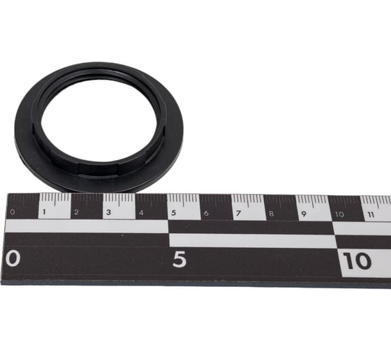 Крепежное кольцо для патрона OXION Е27 черное пакет 50 шт. RH-002BK-E27-50PCS