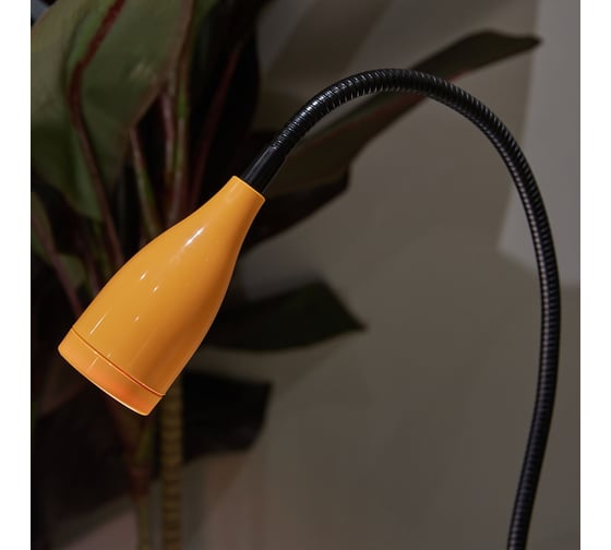 Настольный светодиодный светильник Uniel Ulm-d501 4w/4000k orange «прищепка». механический выключатель. оранжевый. tm UL-00010748