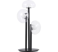 Настольная лампа Crystal lux BOSQUE LG3 BLACK/TRANSPARENT