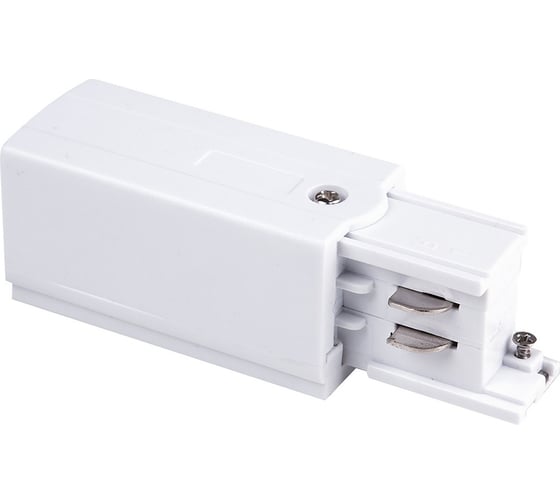 Левый ввод питания для трехфазного шинопровода Elektrostandard белый 85105/00 a060079 1