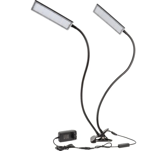 Светильник для растений Uniel ULT-P37-24W/SPFB/TM/60 IP40 BLACK TWIN UL-00010378
