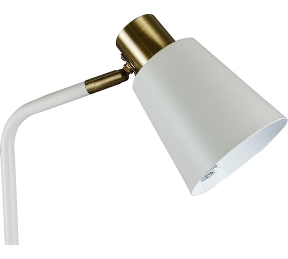 Напольный торшер Uniel Uml-t700 e27 white под лампу е27, 60w, с регулировкой наклона. механический выключатель. белый. тм UL-00010186
