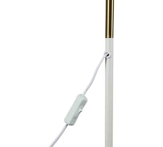 Напольный торшер Uniel Uml-t700 e27 white под лампу е27, 60w, с регулировкой наклона. механический выключатель. белый. тм UL-00010186