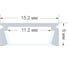 Комплект Apeyron 2x1м: профиль алюминиевый для светодиодной ленты, П-образный , накладной, серебро, 15.2x6мм, лента до 10мм комплект 08-05-02 6