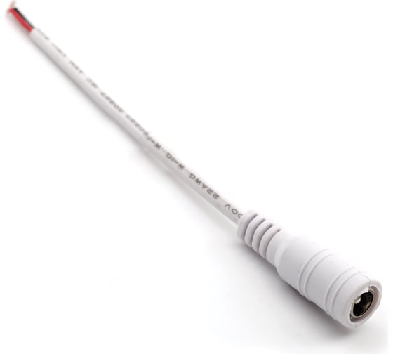 Проводной коннектор Apeyron 2.1x5.5 мм, мама, провод 1500 мм 09-91