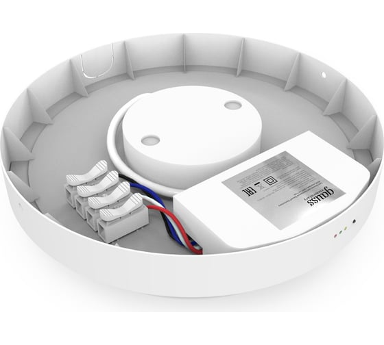 Светодиодный светильник Gauss elementary ip54 d205x65 12w 1080lm 6500k 185-265v жкх круг c бап 1час 126411312A