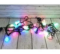Гирлянда ТМ BIKSON 28 ламп, Шарики, LED, разноцвет, мигают, 4.5м артO0416-44 8\2142