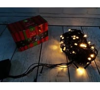 Гирлянда ТМ BIKSON 100 ламп, Кристаллы, LED, желтый, контроллер, 8 режимов, 9м артHXH041611 8\1589