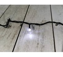 Гирлянда ТМ BIKSON 100 ламп, Кристаллы, LED, белый, контроллер, 8 режимов, 9м артHXH041610 8\1588