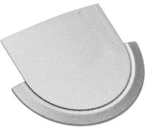 Заглушка для алюминиевого профиля PA-GLAX-AL, серая GTV PA-ZASGLAX-00