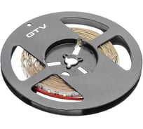 Светодиодная лента GTV 2835, 60 д/м, 6W, 12V, IP20, теплый белый, FLASH, 8 мм, открытая LD-2835-300-20-CB
