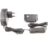 Блок питания для светодиодов GTV 220/12V 12W, IP20 , с проводом, выключателем, распределителем LD-ZWND12-10