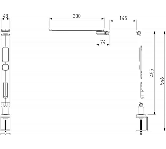 Светодиодный настольный светильник Elektrostandard intelligent черный tl70230 a064812