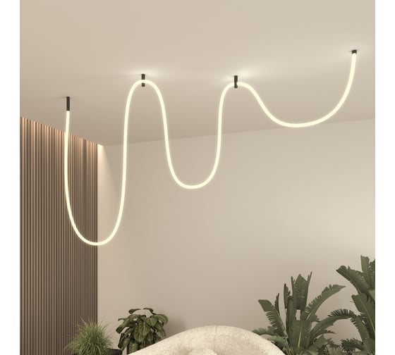 Гибкий неон Elektrostandard 336led 12w ip20 3000k full light круглый теплый белый, 5 м a065973