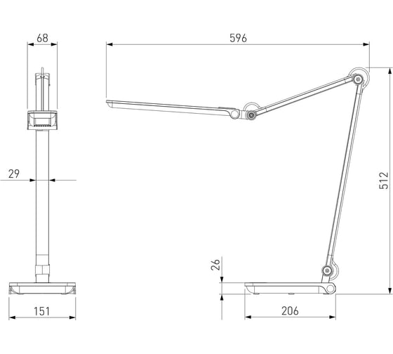 Светодиодный настольный светильник Elektrostandard great серебро tl70240 a065289