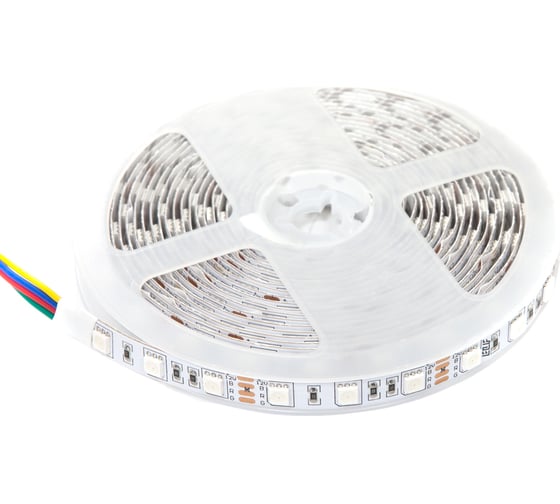 Светодиодная лента ELF 300SMD диодов 5050, 12В, 5м, RGB ELF-300SMD5050NW RGB