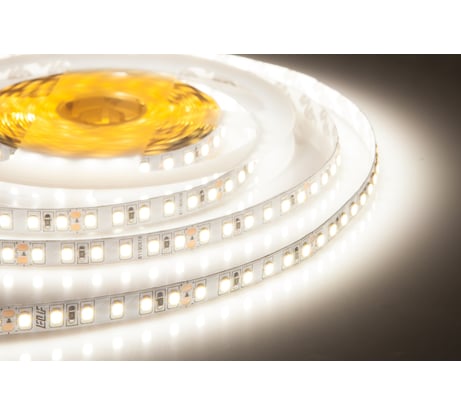 Светодиодная лента ELF 600SMD диодов 2835, 12В, 5м, белый дневной 5000-5500К ELF-600SMD2835NWdw5000