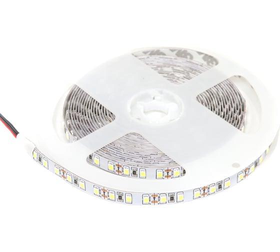 Светодиодная лента ELF 600SMD диодов 2835, 12В, 5м, белый нейтральный 4000-4500К ELF-600SMD2835NWnw4000 1