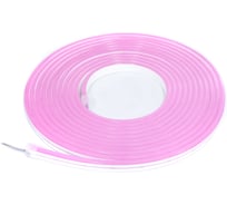Гибкий неон NeonLine ELF интерьерный, боковой изгиб, 12В, IP20, 5мм, 5м, розовый