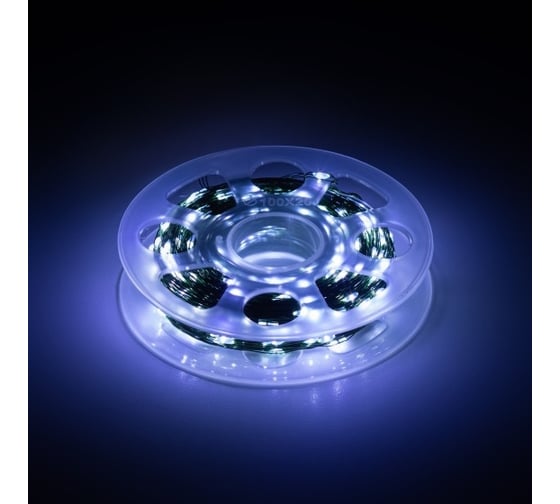 Светодиодная новогодняя гирлянда ЭРА ENIN500W нить, холодный свет, 50 м, 500 microLED, IP44, 220В Б0060431