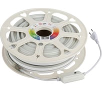 Светодиодная неоновая лента ЭРА n5050 72-ip67-220v-20m-rgb многоцветная Б0053983