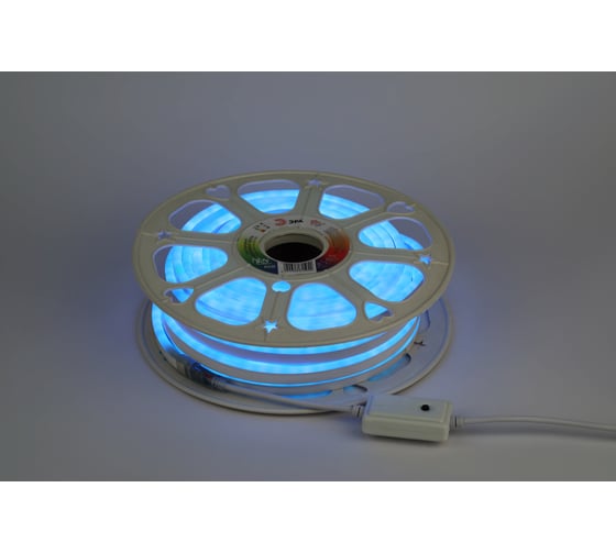 Светодиодная неоновая лента ЭРА n5050 72-ip67-220v-20m-rgb многоцветная Б0053983