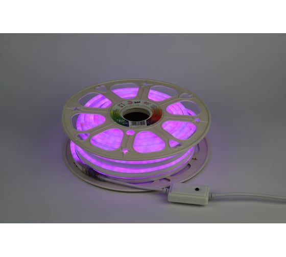Светодиодная неоновая лента ЭРА n5050 72-ip67-220v-20m-rgb многоцветная Б0053983