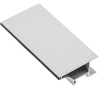 Накладной профиль GTV GLAX для торца полки 16 мм PA-GLAXWN16-AL