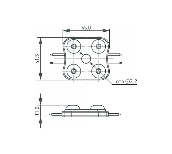 Герметичный модуль Arlight ARL-ORION-R20-12V Cool 60 шт. 026535(1)