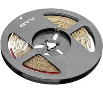 Светодиодная лента GTV 3528, 120 д/м, 9,6W, 12V, IP20, нейтральный, FLASH, 8 мм, открытая LD-3528-600-20-NE4