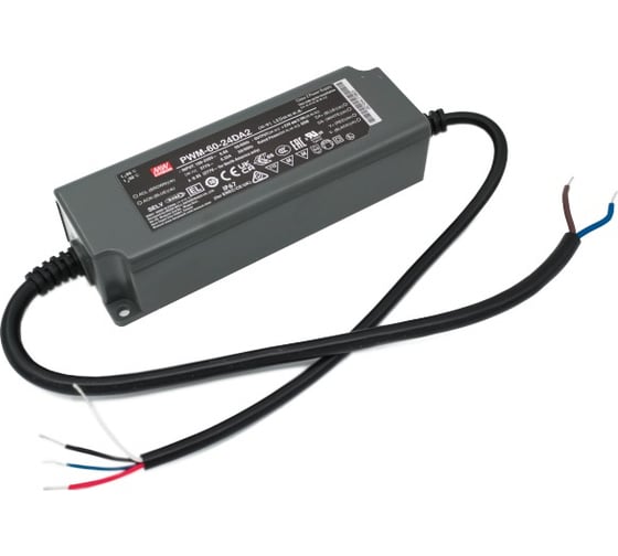 LED-драйвер Mean Well PWM-60-24DA2 AC-DC Т03665403