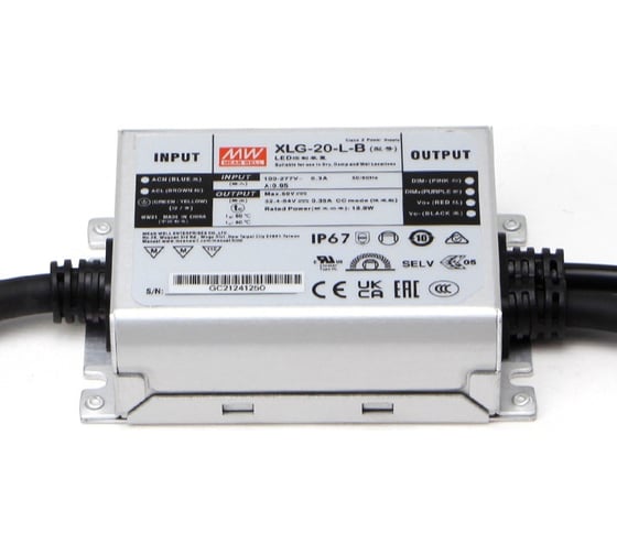 LED-драйвер Mean Well XLG-20-L-B AC-DC Т03724282 1