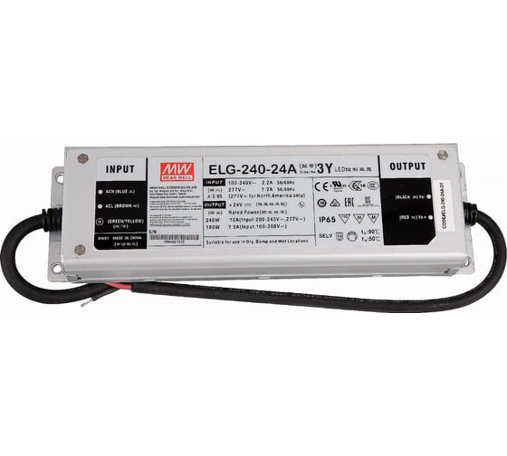LED-драйвер Mean Well ELG-240-24A-3Y AC-DC Т02600606 1