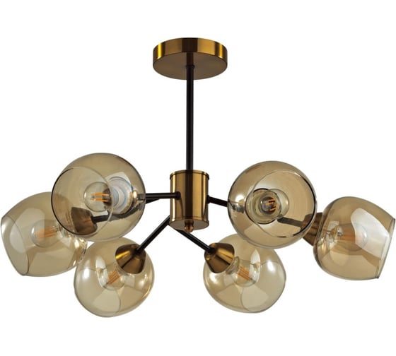 Потолочная люстра LUMION E27 6*60W ODELL 5649/6C