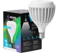 Светодиодная лампа КОСМОС PREMIUM HWLED 250W 220V E40 6500K KHWLED250WE4065
