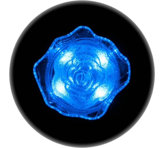Ночник Ультра ЛАЙТ CZ-4A Роза 0,4Вт 220В LED, синий 940 1