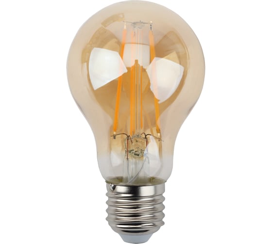 Светодиодная лампа ЭРА груша, филемент золотая F-LED A60-11W-827-E27 gold Б0035039