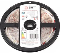 Светодиодная лента ЭРА LS2835-60LED-IP65-WW-eco-5m Б0035592