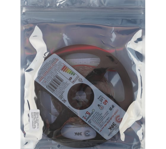 Светодиодная лента ЭРА LS2835-60LED-IP20-WW-eco-5m Б0035587