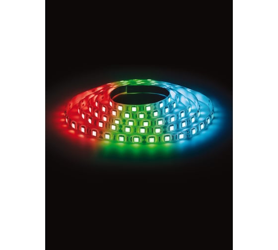 Светодиодная лента ЭРА LS5050-30LED-IP20-RGB-eco-5m Б0035602