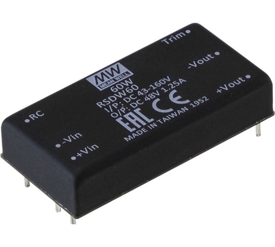 Преобразователь Mean Well RSDW60G-03 DC-DC Т03628422