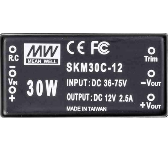 Преобразователь Mean Well SKM30C-12 DC/DC Т02021478